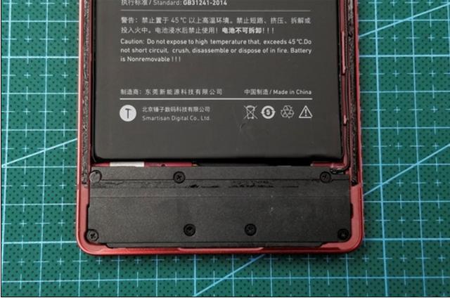 锤子坚果pro拆解图,锤子坚果pro手机拆解