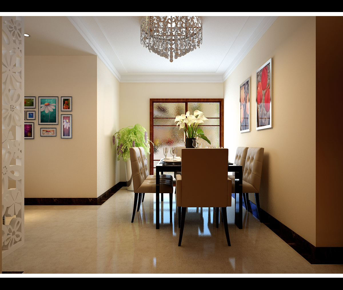 济南185平4房2厅3卫效果图,济南高速花园小区