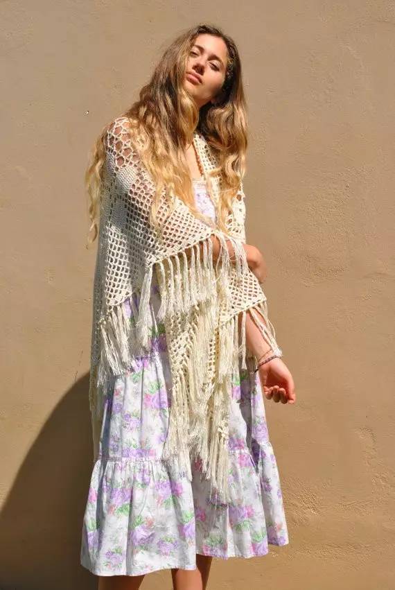 亲手给妈妈钩帽子,送妈妈母亲节礼物披肩