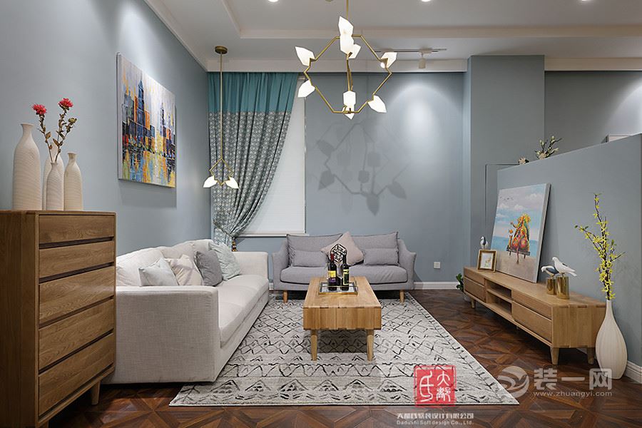 杭州楼顶日照房装修效果图,翡丽湾简约装修风格全屋效果图