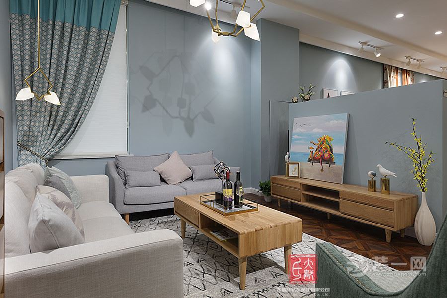 杭州楼顶日照房装修效果图,翡丽湾简约装修风格全屋效果图