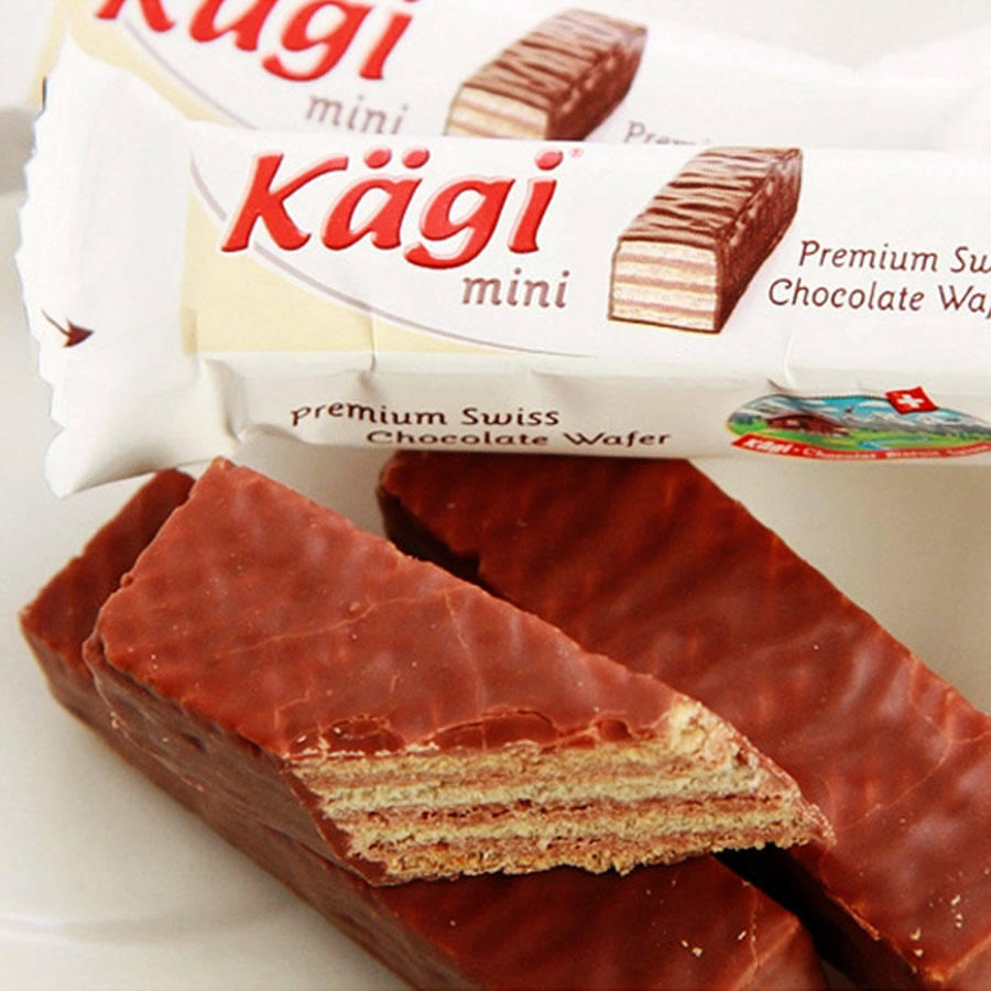 多种口味的威化饼,吃货主播吃威化饼