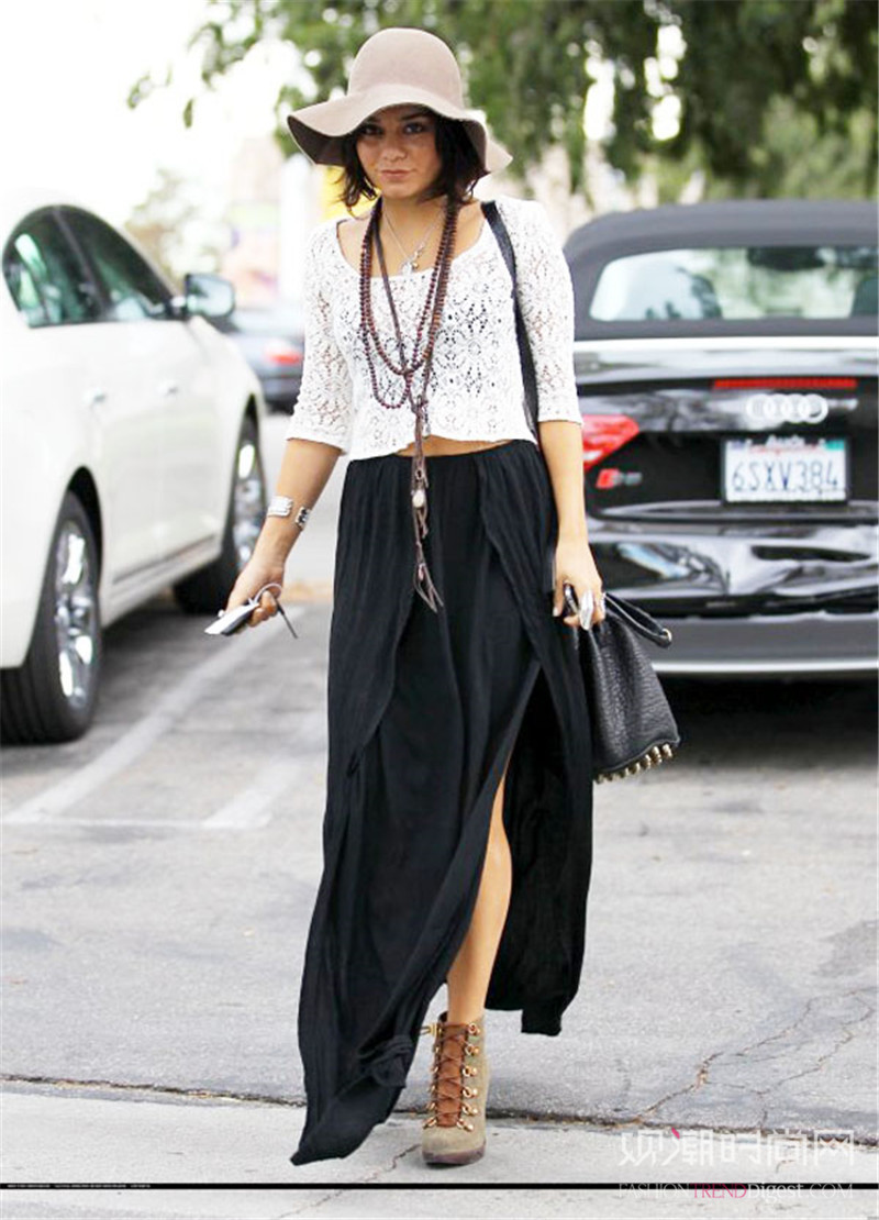 街拍清凉雪纺衫如何穿出品质感,长袖夏季雪纺衫穿搭技巧