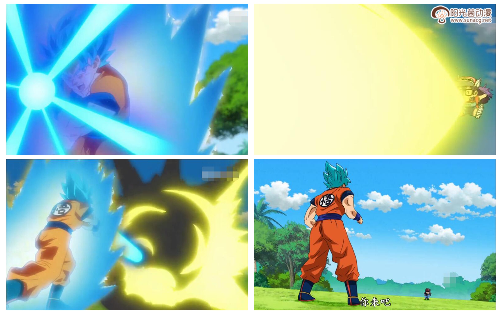 悟空vs阿拉蕾,龙珠悟空大战比克大魔王