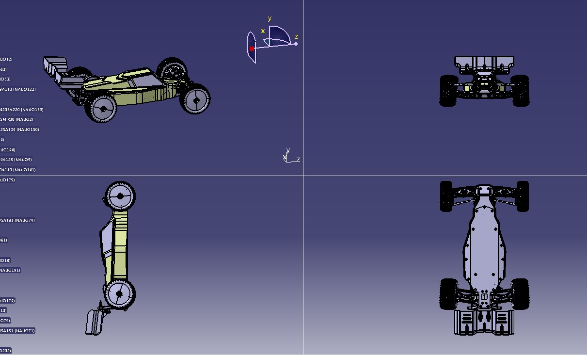 遥控车3d模型图 (associated遥控模型车)