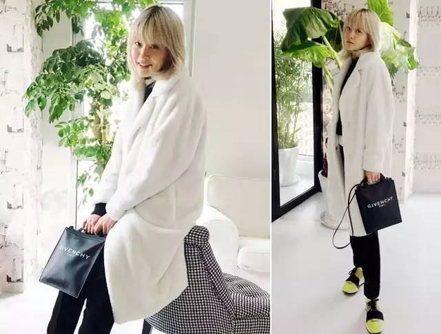 她们穿红绿过圣诞，你就穿白色，不脱颖而出才怪！