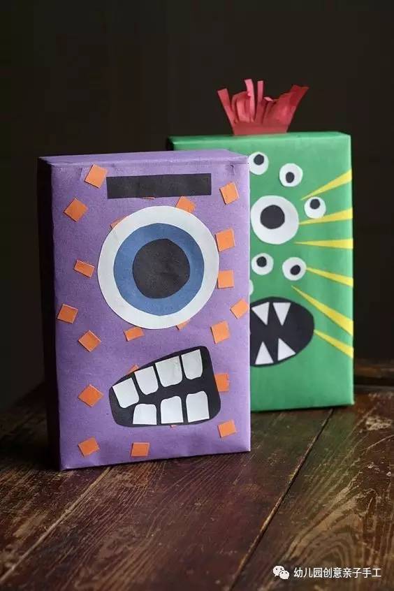 盒子废物利用幼儿园做手工,废物盒子手工制作大全幼儿园