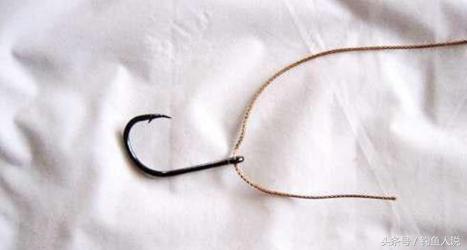 带环鱼钩和直柄鱼钩区别,直柄钩带环绑法
