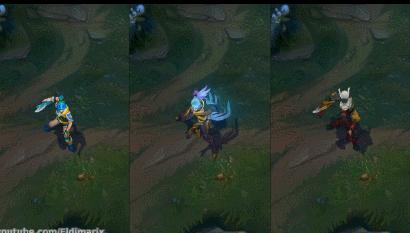 LOL锐雯三大皮肤评测，天使之刃QA竟是最强