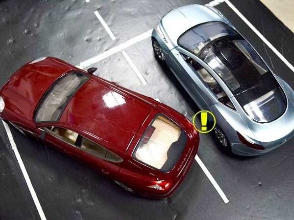 倒车入库的日常生活,新手现实生活中倒车入库