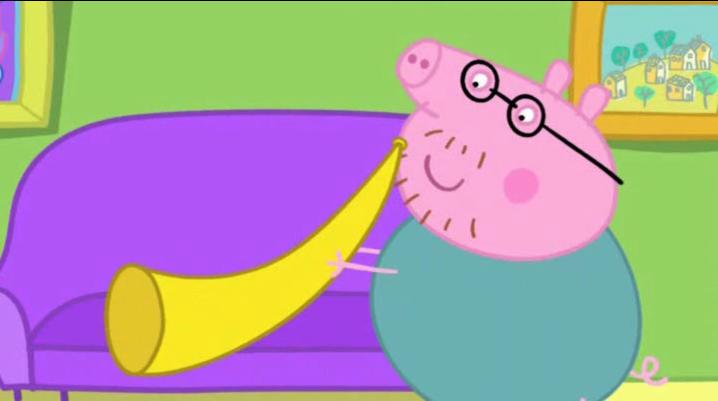 小猪佩奇第一季英文知识点,英语动画片粉红猪