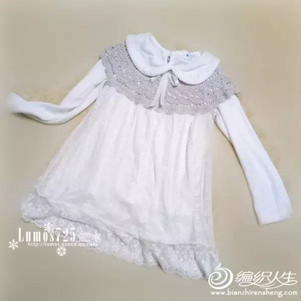 简单娃衣钩针教程,钩儿童葱衣详细教程