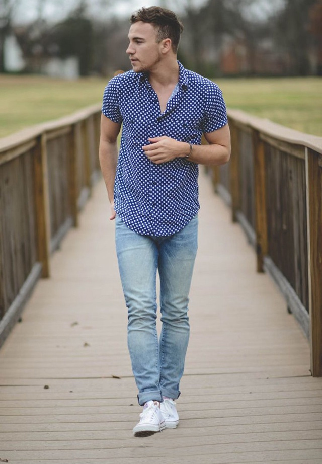 潮男高帮帆布鞋秋季穿搭,夏天超帅帆布鞋穿搭