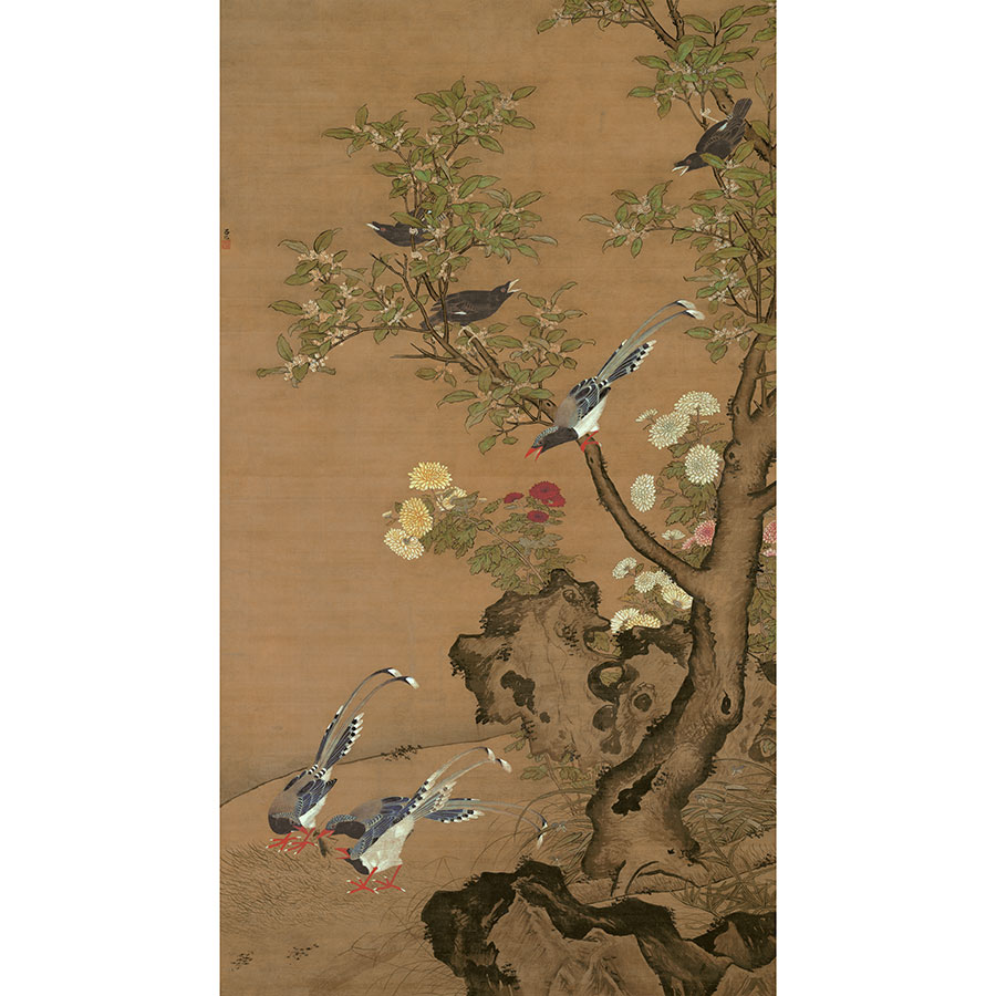 荷花翠鸟图国画寓意,有寓意的植物山水画