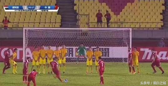 曾诚误判任意球,曾诚失误传球给郜林