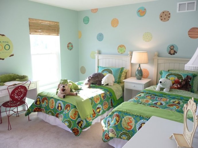 极简风格手绘墙,简单又漂亮的手绘墙