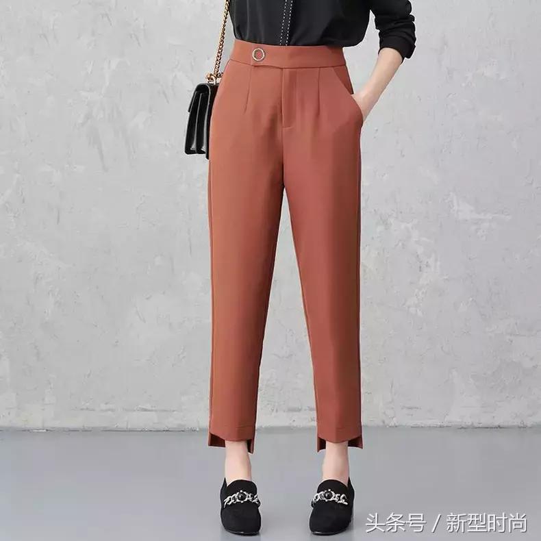 哈伦裤女裤新款宽松百搭粗腿,粗腿合适穿小脚裤还是哈伦裤