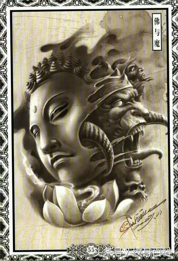 佛魔一念之间头像,佛魔一念之间木雕