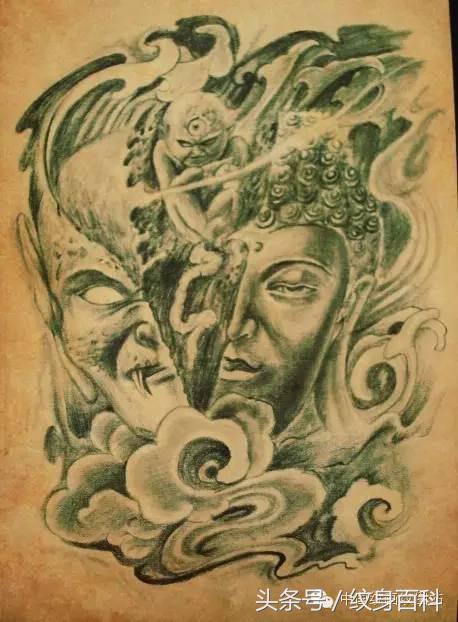 佛魔一念之间头像,佛魔一念之间木雕