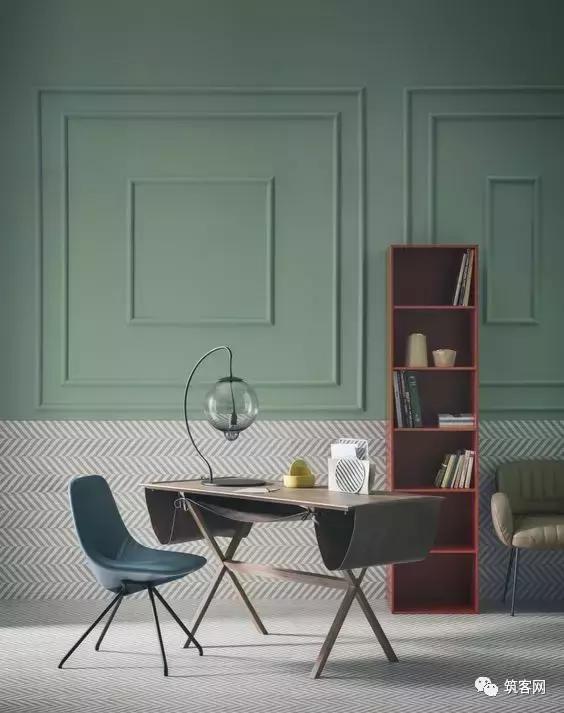 时尚经典护墙板装修效果图,小户型护墙板设计