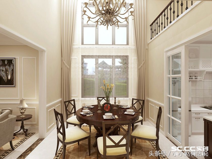 42万打造286㎡欧式风格别墅孔雀城大学里