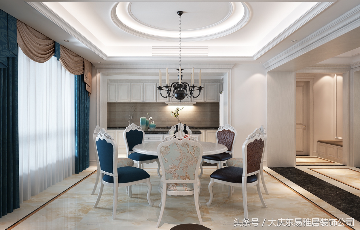 雅居室内设计装饰效果图,大庆东易装修公司