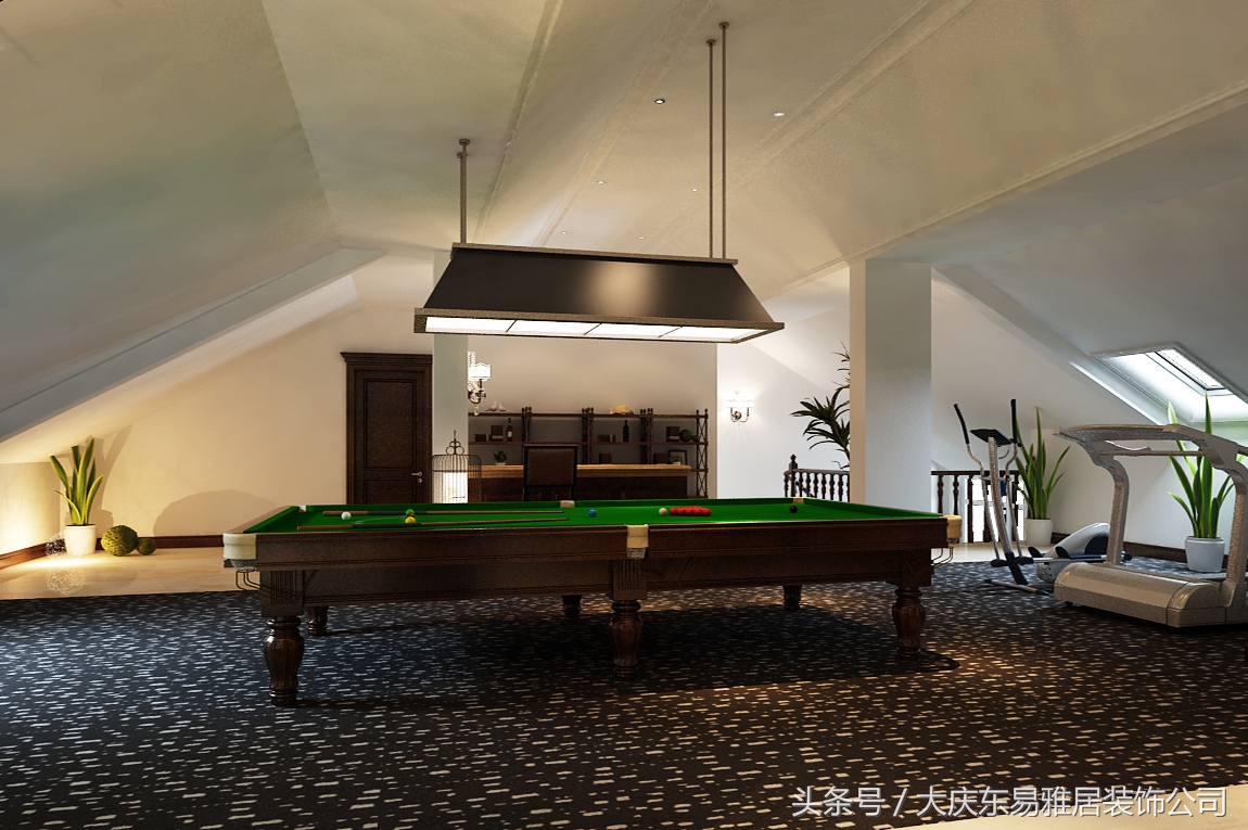 雅居室内设计装饰效果图,大庆东易装修公司