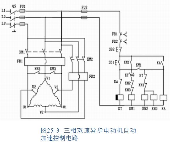 三相双速电机控制电路,三相双速异步电动机