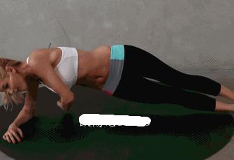 怎样做平板支撑能锻炼腰部力量,腰部练习最有效的方法平板支撑