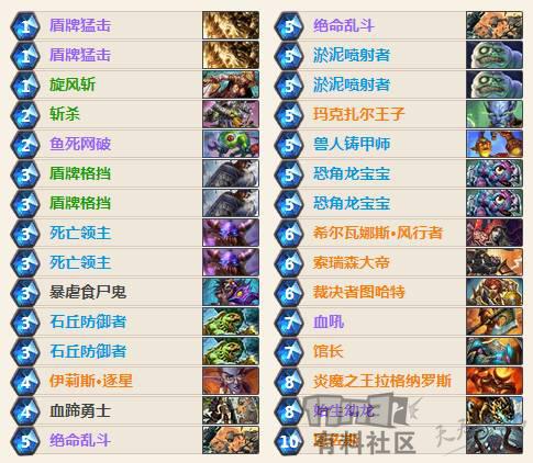 卡组全套推荐,外服狂野卡组速递