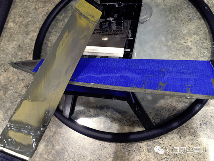 一个网友展示他的磨刀技巧...这一个个切的简直了...