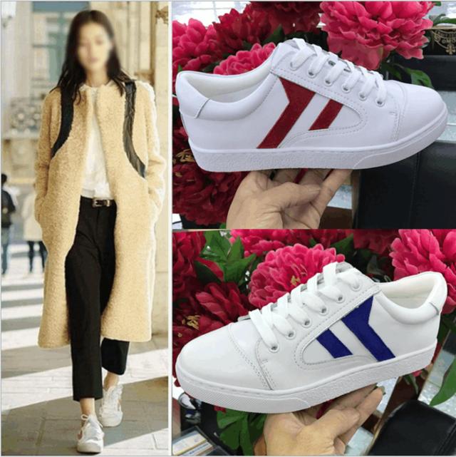 关关的涂鸦款小白鞋，杨幂、唐嫣都有穿，她们也买99元鞋子？