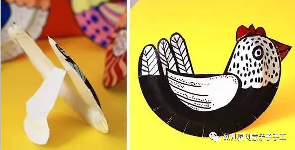 幼儿撕纸动物手工作品简单又好看,立体手工制作幼儿园废物利用动物