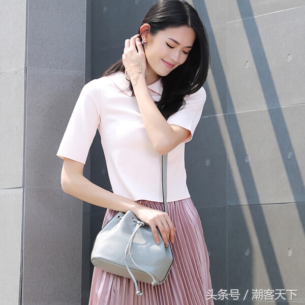 水桶包小众高级感,韩版水桶包小众高级感