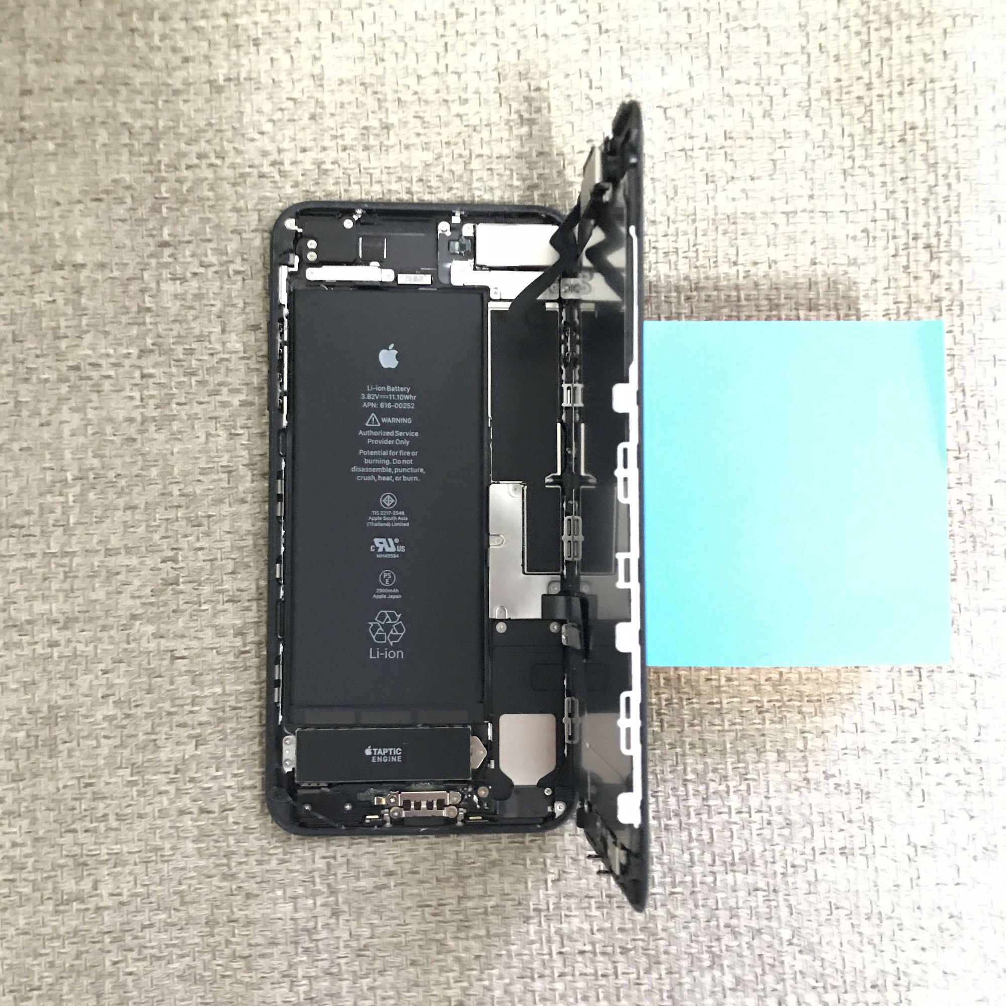 苹果7p磨砂黑拆机,苹果7plus磨砂黑拆机