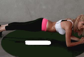 怎样做平板支撑能锻炼腰部力量,腰部练习最有效的方法平板支撑