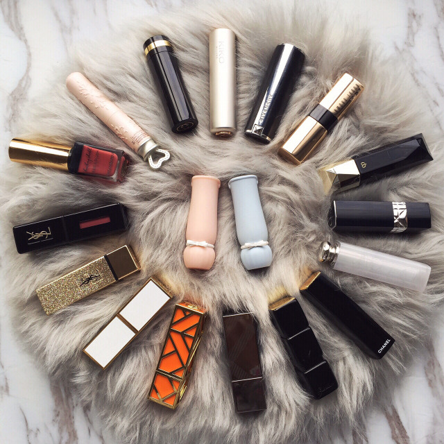 100支口红试色每一支都很美,100个超美口红色号