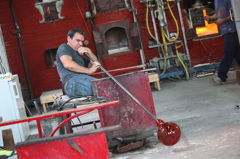 威尼斯手工玻璃杯,日本手工玻璃工艺工坊