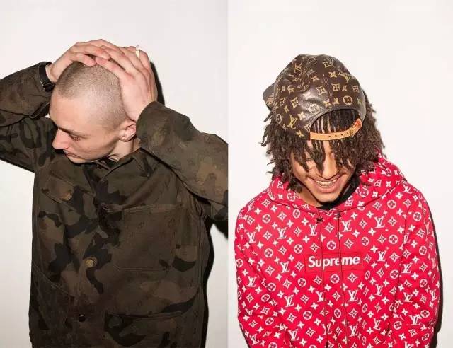 supremexlv联名外套,supreme和lv联名的红色卫衣