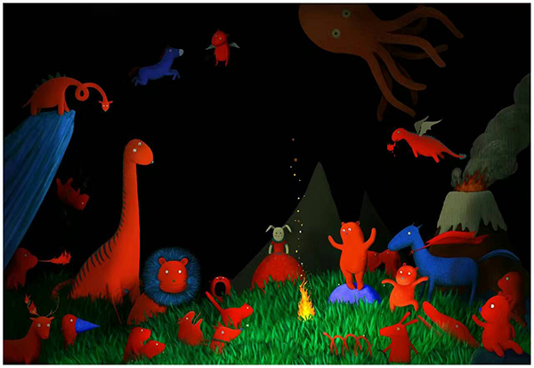 画家张占占：黑夜里的童话世界，孤独也能够温暖