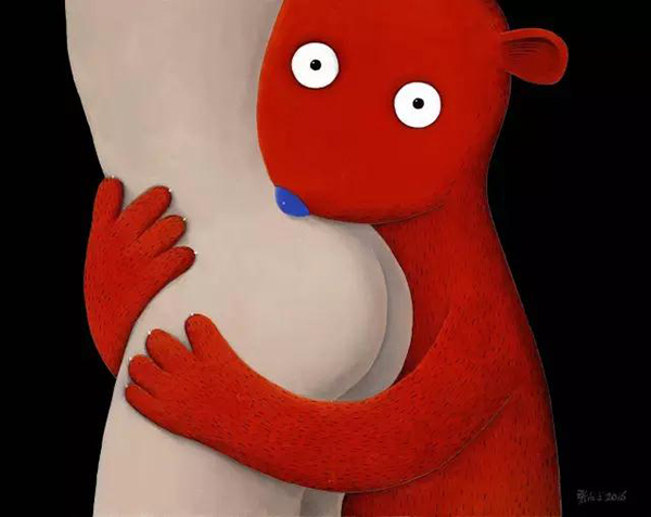 画家张占占：黑夜里的童话世界，孤独也能够温暖