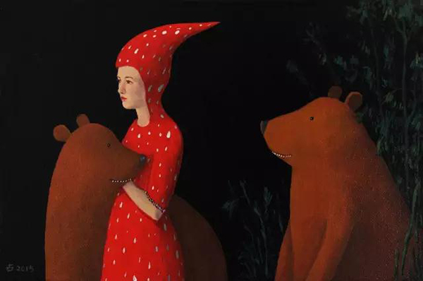 画家张占占：黑夜里的童话世界，孤独也能够温暖