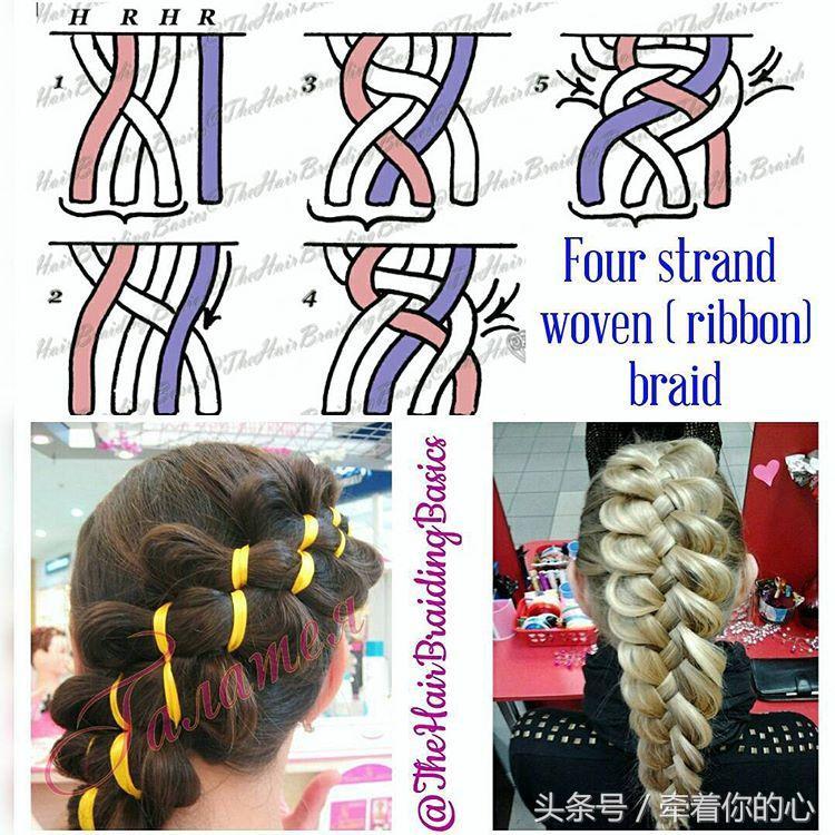 超级细的编发教程,十二种编发慢教程