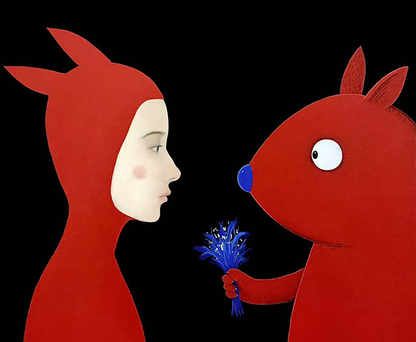 画家张占占：黑夜里的童话世界，孤独也能够温暖