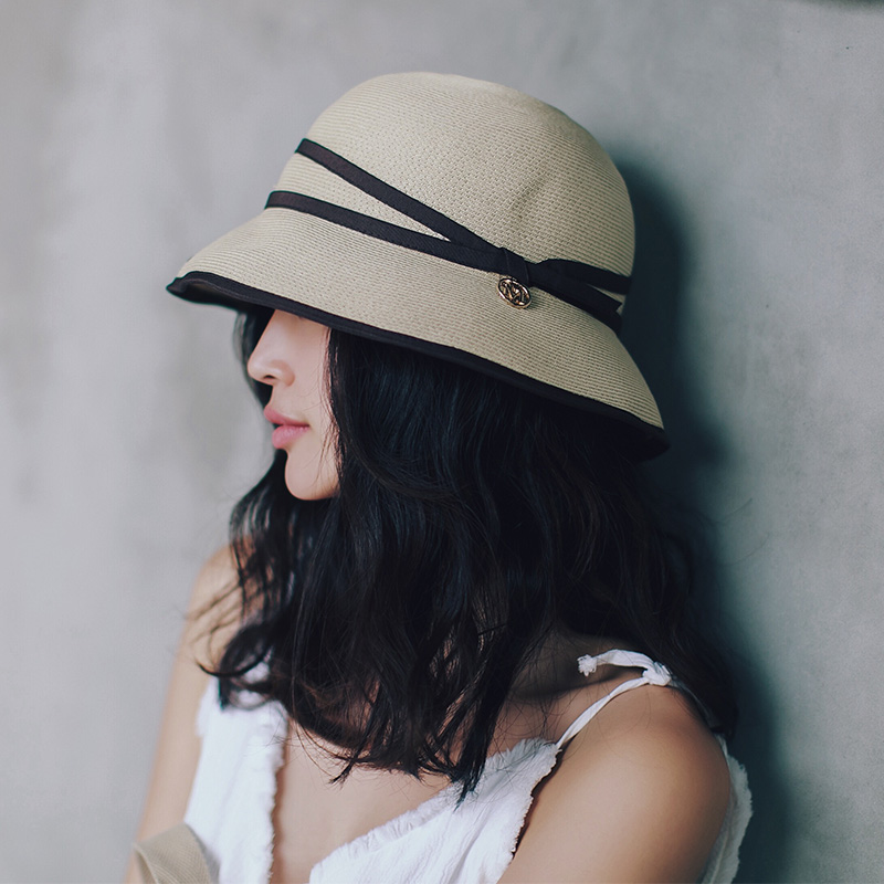 蓝色草帽海边度假,玩转海边度假风