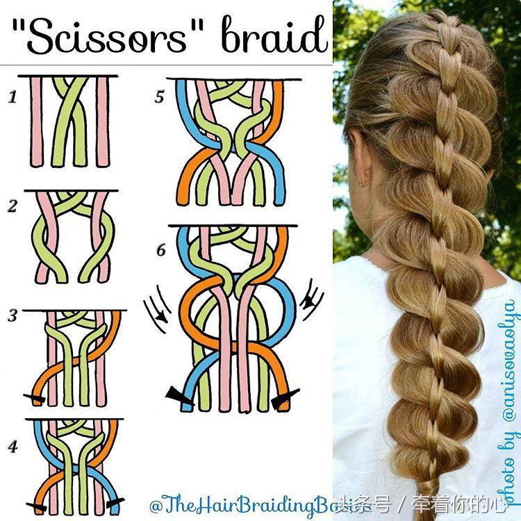 超级细的编发教程,十二种编发慢教程