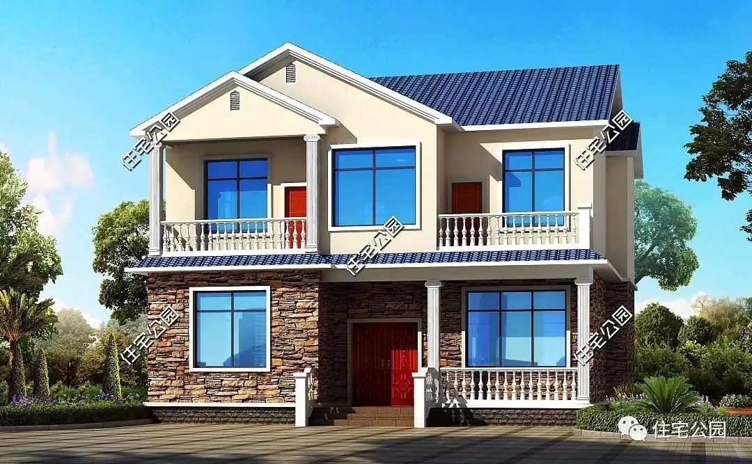 10套农村别墅合集中式小院,10套农村别墅效果图