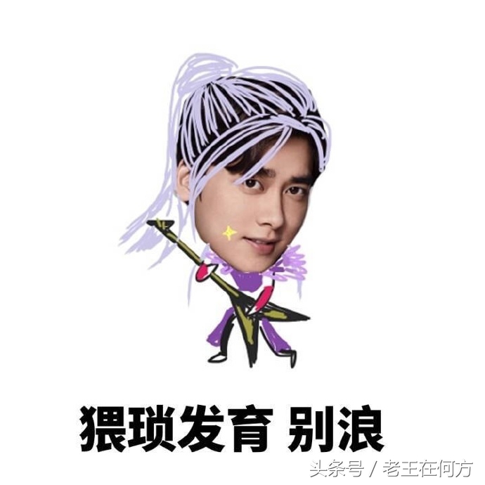 李易峰搞笑表情图片,李易峰在玩王者荣耀