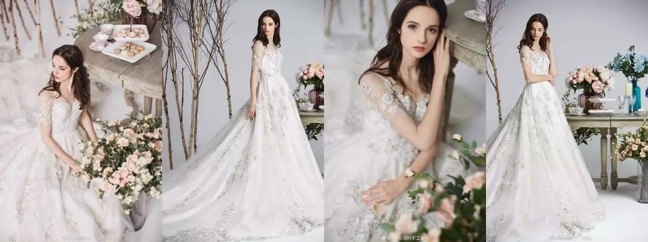 赵丽颖同款婚纱礼服,杨幂赵丽颖同款旗袍造型