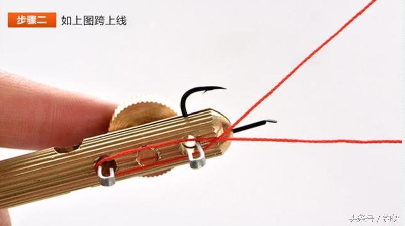 钓鱼钩绑钩器使用方法,钓鱼绑钩器实用方法
